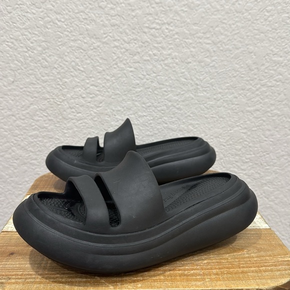 Rag & Bone Brixley Black Platform Slide Sandals Size 37 / 7 - Picture 5 of 11